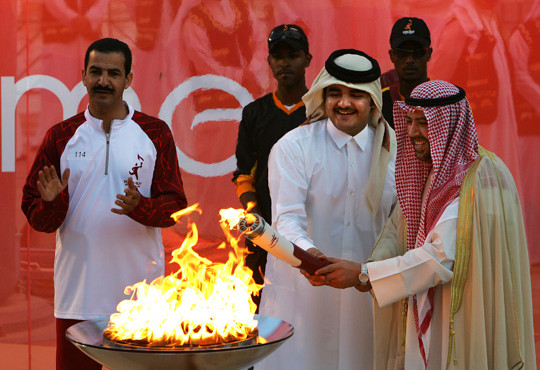 Torches and Portable Cauldrons for the Doha 2006 Asian Games